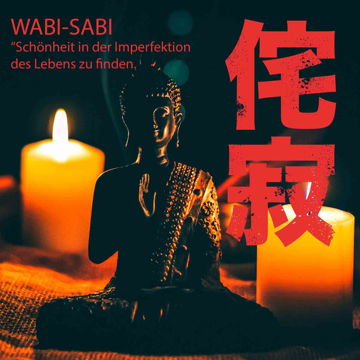 WABI SABI - Japanisches Notizbuch mit Siebdruck