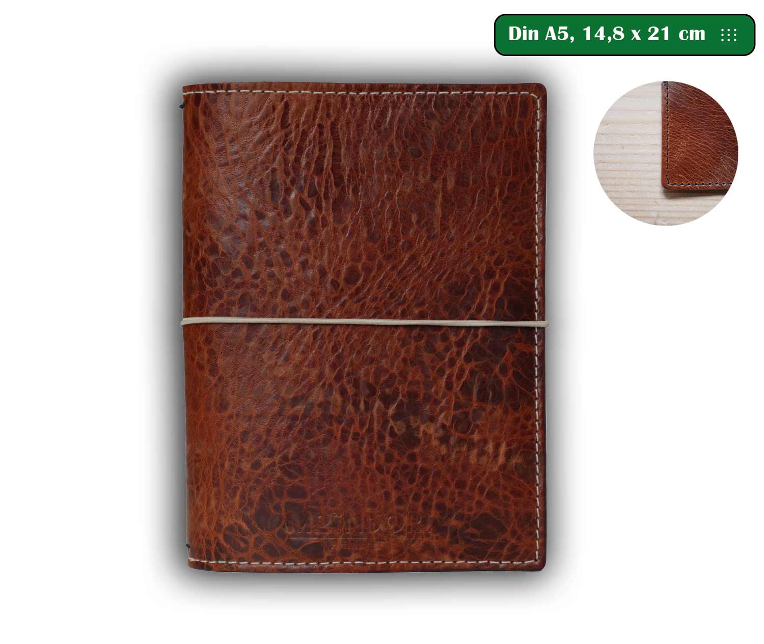 DIN A5 Cognac BuJo