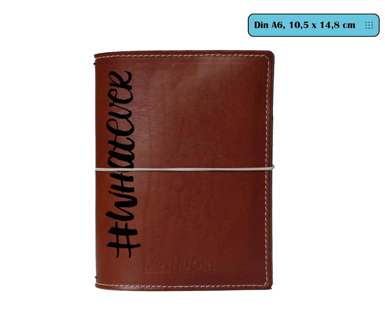 DIN A6 Bujo-cover "ArtLeic" edition 2021 - classic cognac