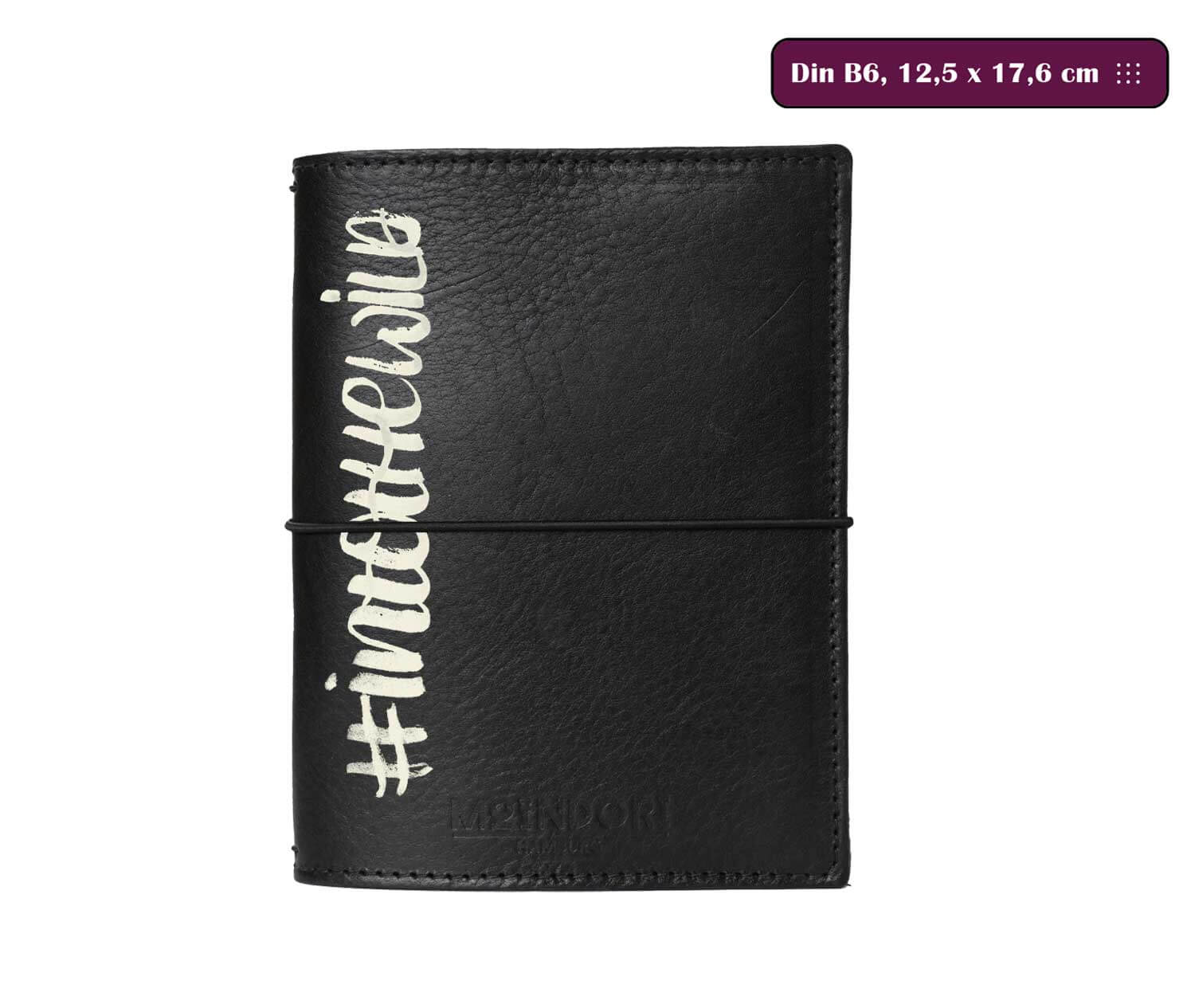 Black leather journal 