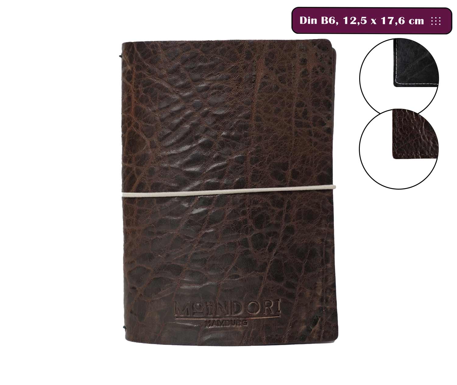 DIN B6 - Travelers Notebook - Vintage - Echtleder