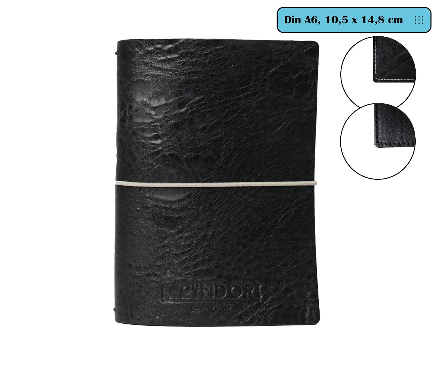 DIN A6 - Travelers Notebook  - Vintage - Echtleder