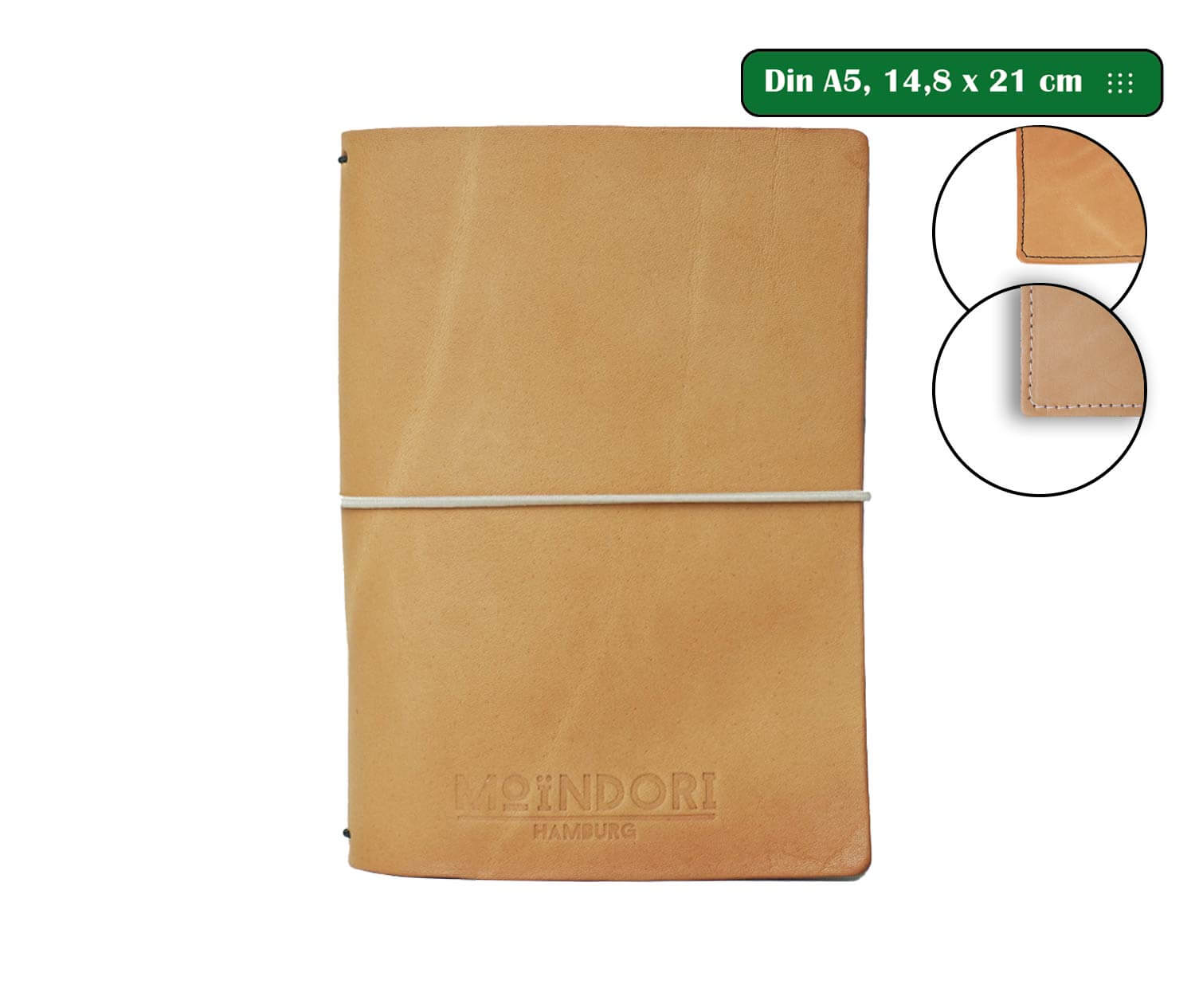 DIN A5 - Travelers Notebook - Echtleder