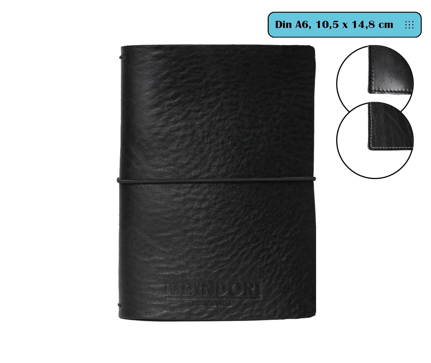 DIN A6 Travelers Notebook - Classic - Echtleder